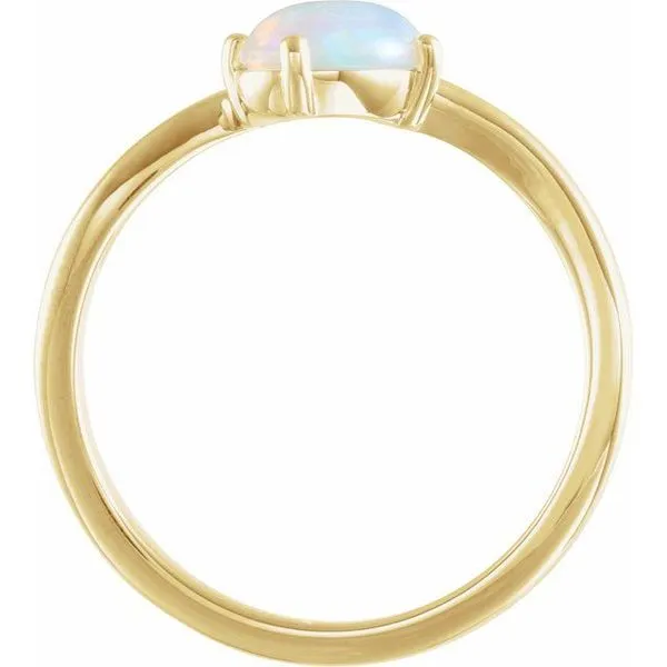 Accented Bypass Ring Image 2 Hart's Jewelers Grants Pass, OR