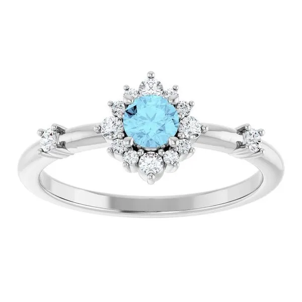 Halo-Style Ring Image 3 Hopman Jewelers Elkhart, IN