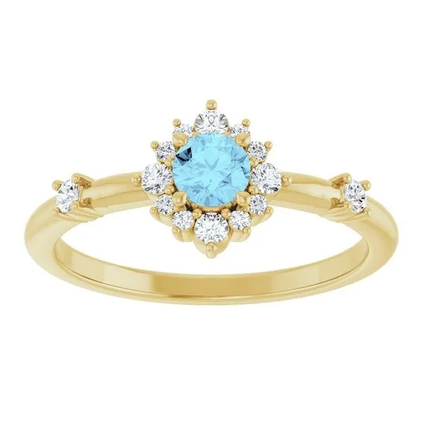 Halo-Style Ring Image 3 Hopman Jewelers Elkhart, IN