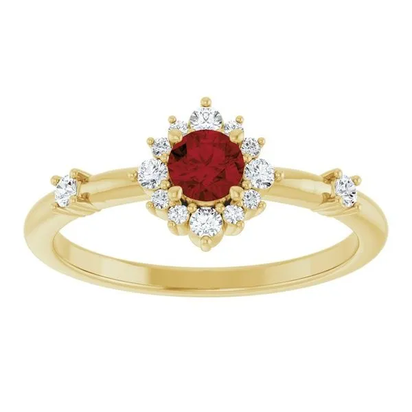 Halo-Style Ring Image 3 Milan's Jewelry Inc Sarasota, FL