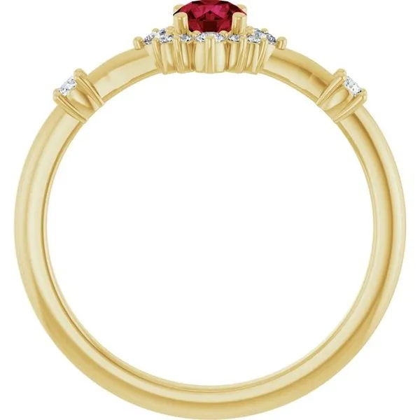 Halo-Style Ring Image 2 Hart's Jewelers Grants Pass, OR