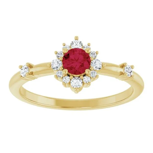 Halo-Style Ring Image 3 Hart's Jewelers Grants Pass, OR