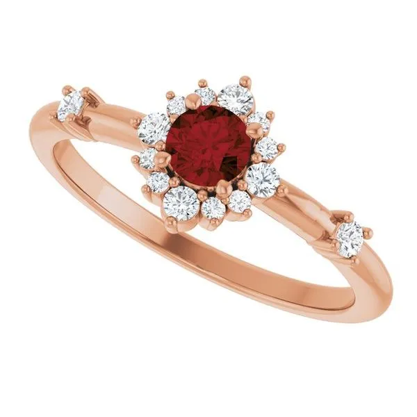 Halo-Style Ring Image 5 Milan's Jewelry Inc Sarasota, FL