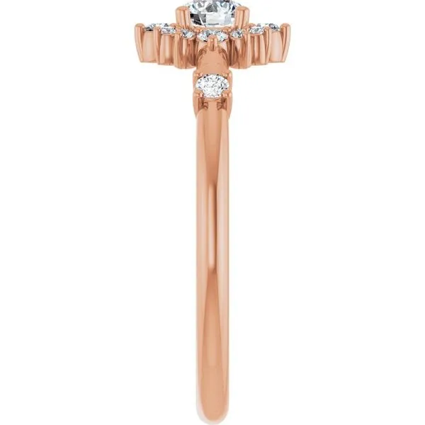 Halo-Style Ring Image 4 Hopman Jewelers Elkhart, IN