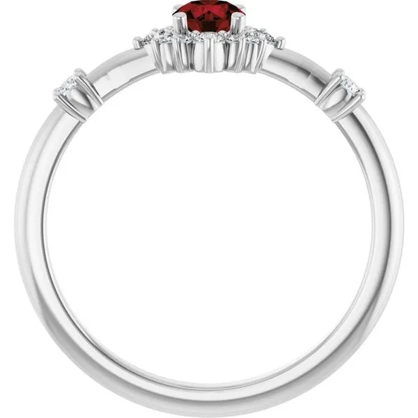 Halo-Style Ring Image 2 Milan's Jewelry Inc Sarasota, FL