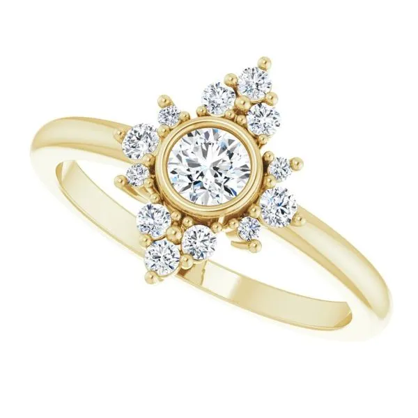 Halo-Style Ring Image 5 Milan's Jewelry Inc Sarasota, FL