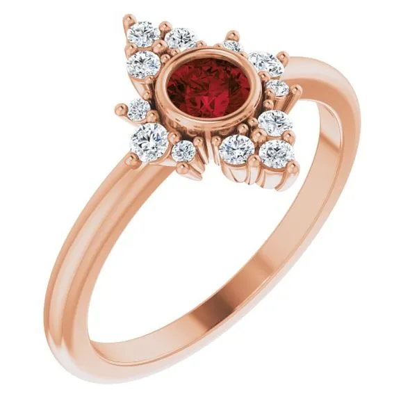 Halo-Style Ring Hart's Jewelers Grants Pass, OR