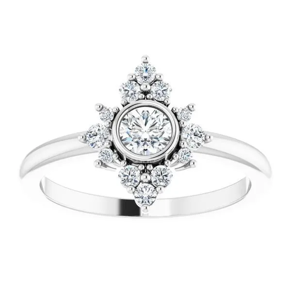 Halo-Style Ring Image 3 John E. Koller Jewelry Designs owasso, OK
