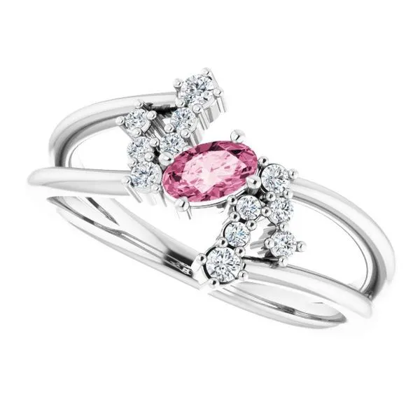 Accented Bypass Ring Image 5 Hart's Jewelers Grants Pass, OR