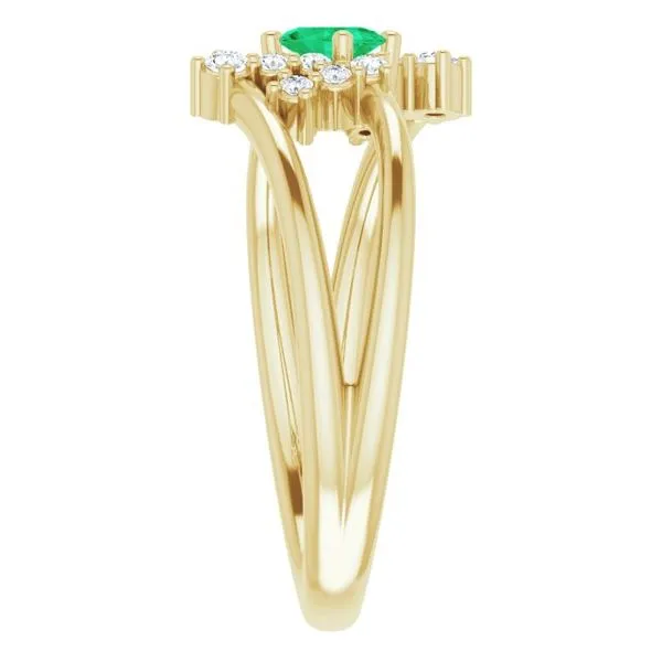 Accented Bypass Ring Image 4 Moseley Diamond Showcase Inc Lexington, SC