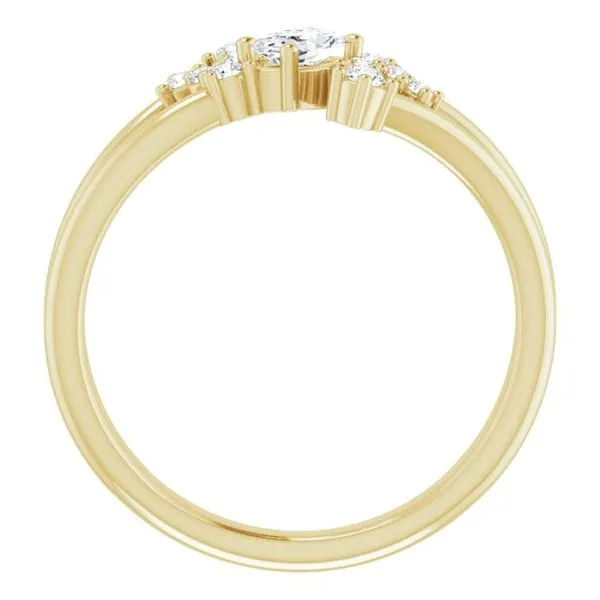 Accented Bypass Ring Image 2 Moseley Diamond Showcase Inc Lexington, SC