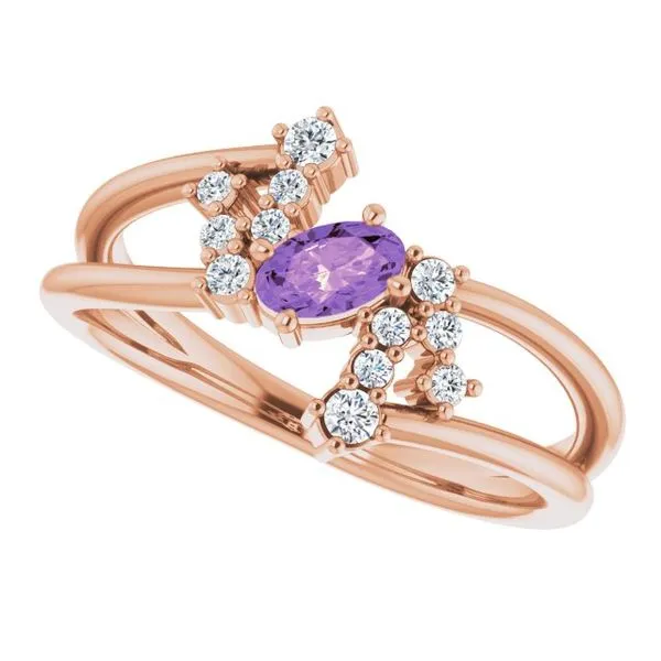 Accented Bypass Ring Image 5 Hart's Jewelers Grants Pass, OR