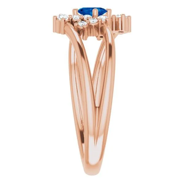 Accented Bypass Ring Image 4 John E. Koller Jewelry Designs owasso, OK