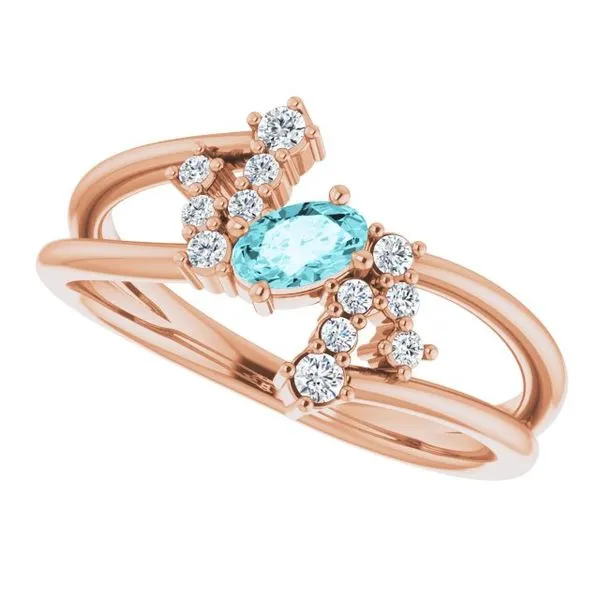 Accented Bypass Ring Image 5 Hart's Jewelers Grants Pass, OR