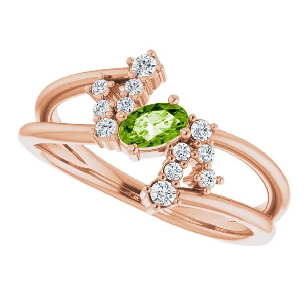 Accented Bypass Ring Image 5 Hart's Jewelers Grants Pass, OR