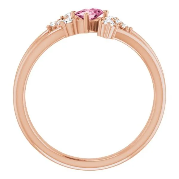 Accented Bypass Ring Image 2 Cherry Street Jewelers Tulsa, OK