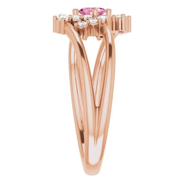 Accented Bypass Ring Image 4 Hart's Jewelers Grants Pass, OR