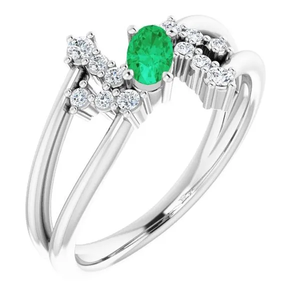 Accented Bypass Ring Hopman Jewelers Elkhart, IN