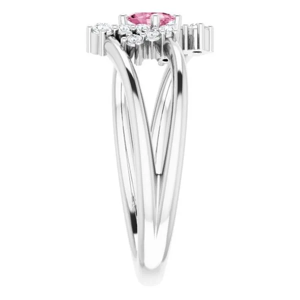 Accented Bypass Ring Image 4 Hart's Jewelers Grants Pass, OR