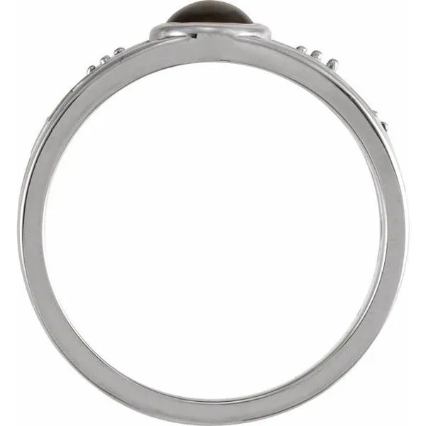 Bezel-Set Cabochon Ring Image 2 Hart's Jewelers Grants Pass, OR