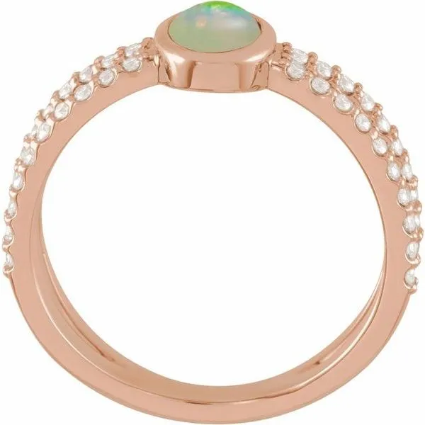 Accented Cabochon Ring Image 2 Rasmussen Jewelers Spanish Fork, UT