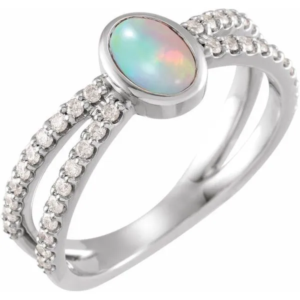 Accented Cabochon Ring Jewelry Design Studio Jensen Beach, FL