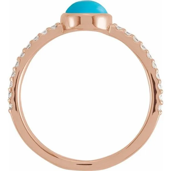 Accented Cabochon Ring Image 2 Hopman Jewelers Elkhart, IN