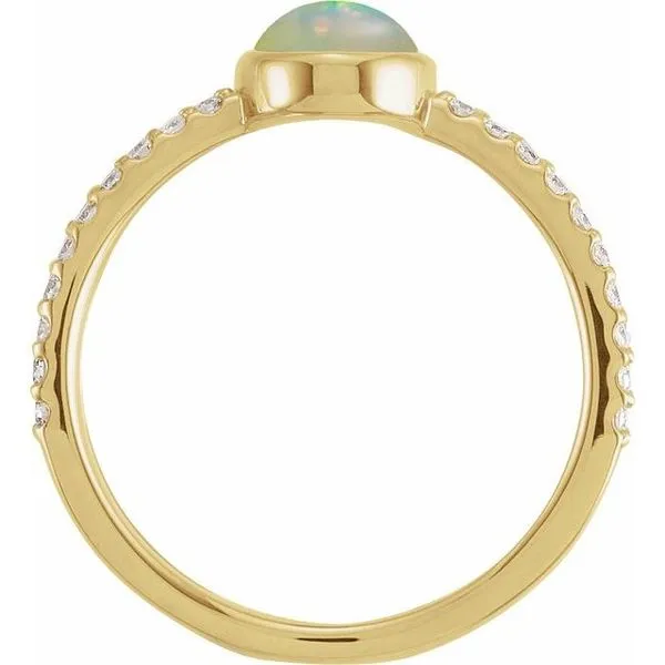 Accented Cabochon Ring Image 2 Rasmussen Jewelers Spanish Fork, UT