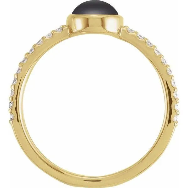 Accented Cabochon Ring Image 2 Rasmussen Jewelers Spanish Fork, UT