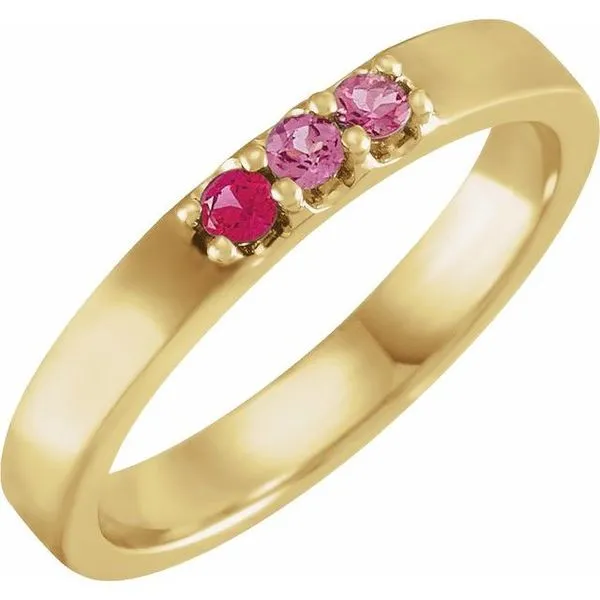 Three-Stone Midi Ring Hopman Jewelers Elkhart, IN