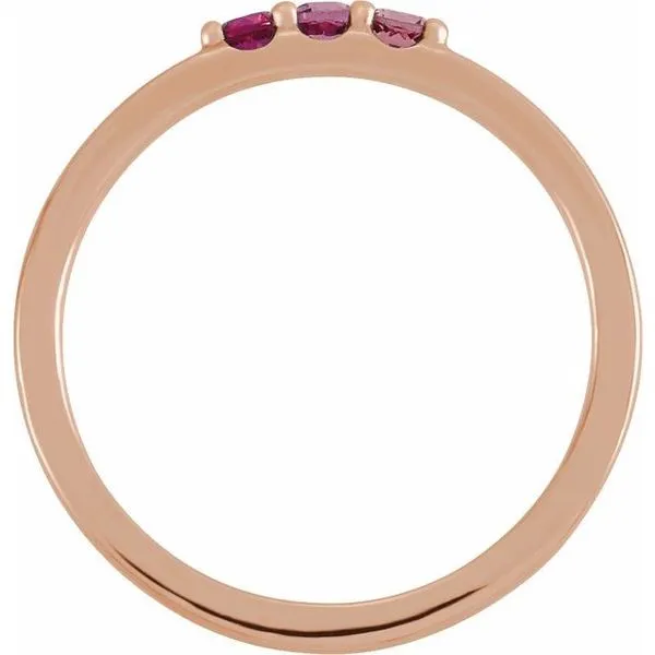 Three-Stone Midi Ring Image 2 Jewelry Design Studio Jensen Beach, FL