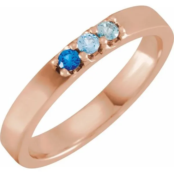 Three-Stone Midi Ring Hopman Jewelers Elkhart, IN