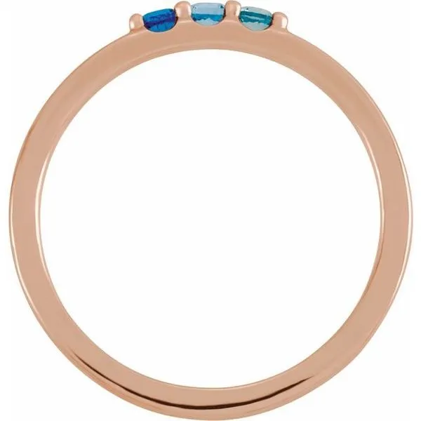 Three-Stone Midi Ring Image 2 Cherry Street Jewelers Tulsa, OK