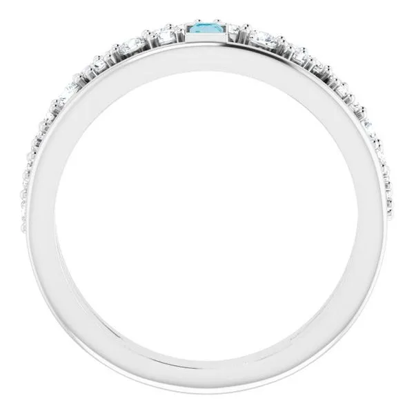 Negative Space Ring Image 2 Hopman Jewelers Elkhart, IN