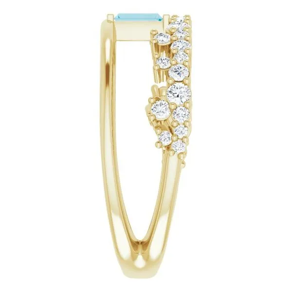 Negative Space Ring Image 4 James & Williams Jewelers Berwyn, IL