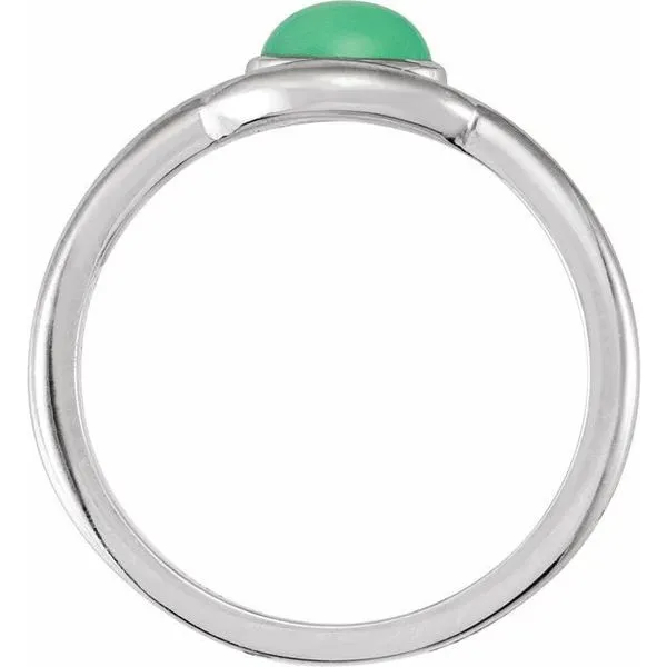 Bezel-Set Cabochon Ring Image 2 Jewelry Design Studio Jensen Beach, FL