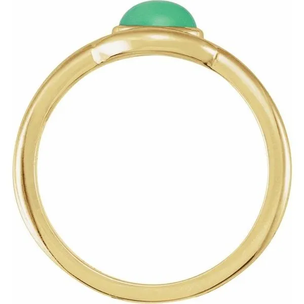 Bezel-Set Cabochon Ring Image 2 J. Meredith Jewelers Delafield, WI