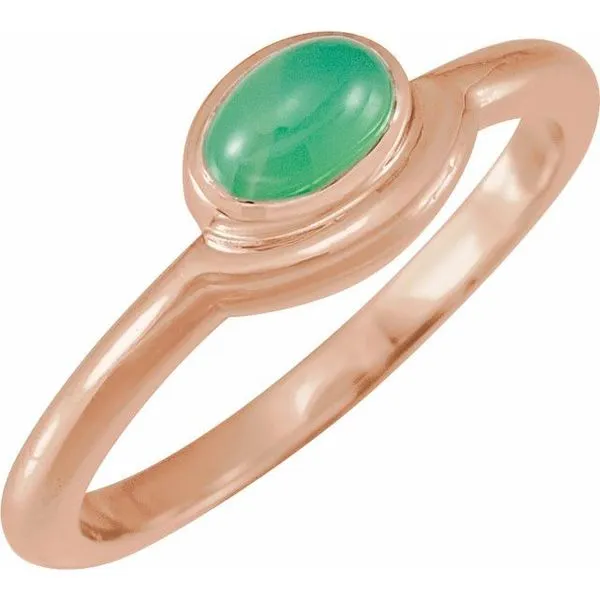 Bezel-Set Cabochon Ring Rasmussen Jewelers Spanish Fork, UT