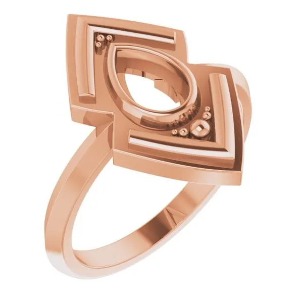 Bezel-Set Geometric Ring Hopman Jewelers Elkhart, IN