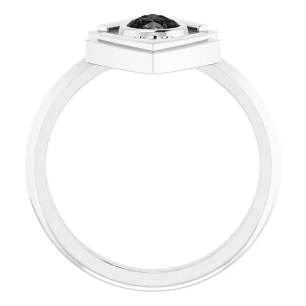 Bezel-Set Geometric Ring Image 2 Rasmussen Jewelers Spanish Fork, UT