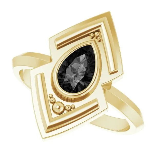 Bezel-Set Geometric Ring Image 5 J. Meredith Jewelers Delafield, WI