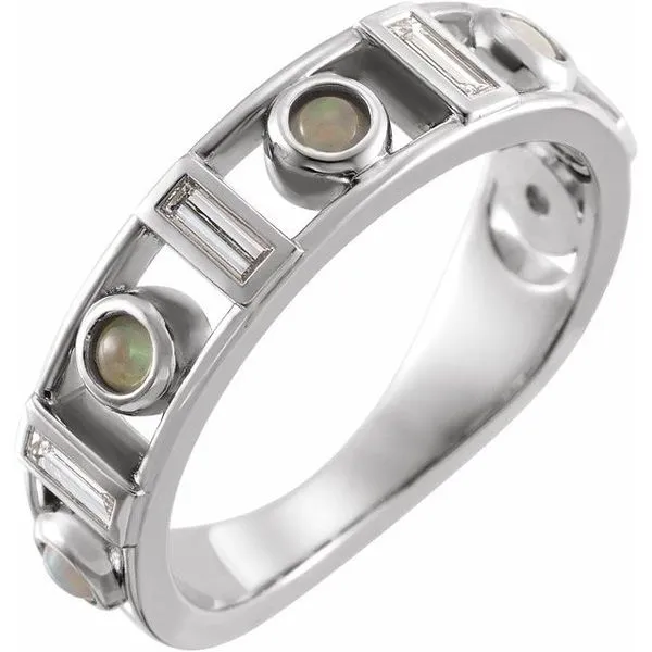 Accented Bezel-Set Cabochon Ring Hopman Jewelers Elkhart, IN
