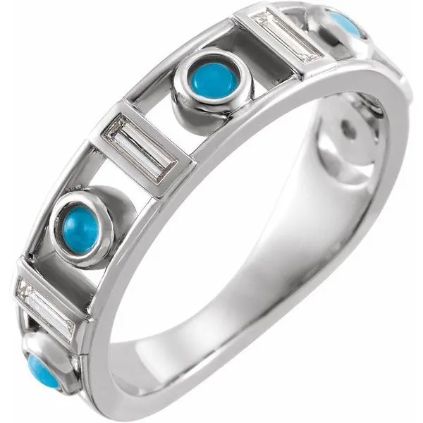 Accented Bezel-Set Cabochon Ring J. Meredith Jewelers Delafield, WI