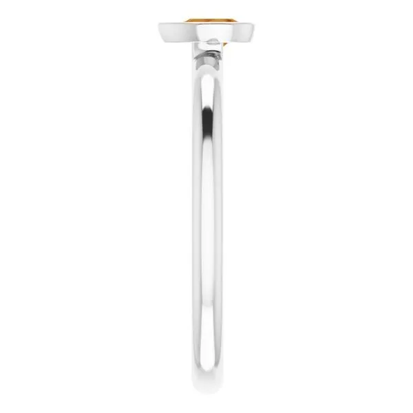 Family Stackable Bezel-Set Ring Image 4 James & Williams Jewelers Berwyn, IL