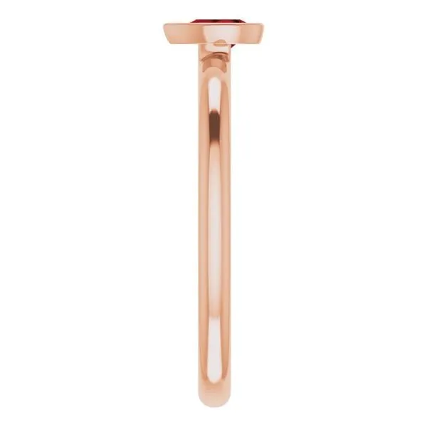 Family Stackable Bezel-Set Ring Image 4 Jewelry Design Studio Jensen Beach, FL