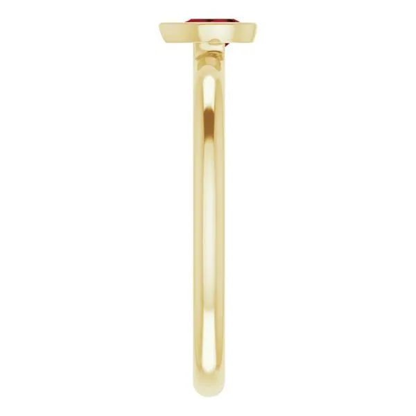 Family Stackable Bezel-Set Ring Image 4 Jewelry Design Studio Jensen Beach, FL