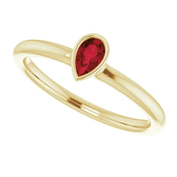 Family Stackable Bezel-Set Ring Image 5 Jewelry Design Studio Jensen Beach, FL