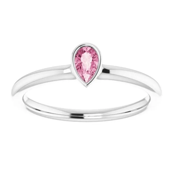 Family Stackable Bezel-Set Ring Image 3 James & Williams Jewelers Berwyn, IL