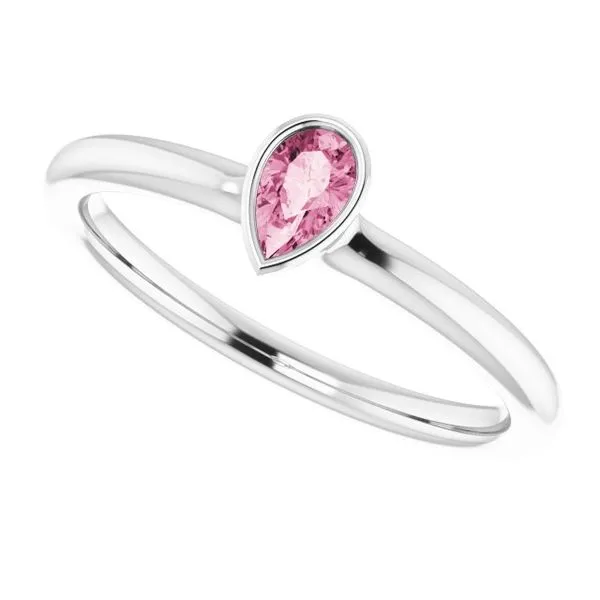 Family Stackable Bezel-Set Ring Image 5 James & Williams Jewelers Berwyn, IL