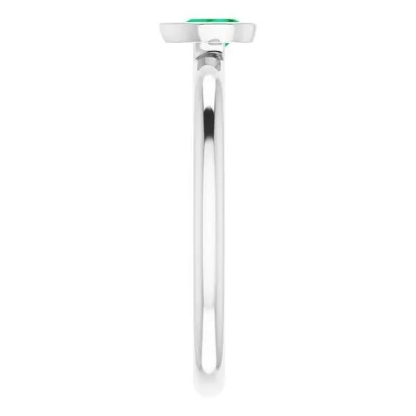 Family Stackable Bezel-Set Ring Image 4 Hopman Jewelers Elkhart, IN